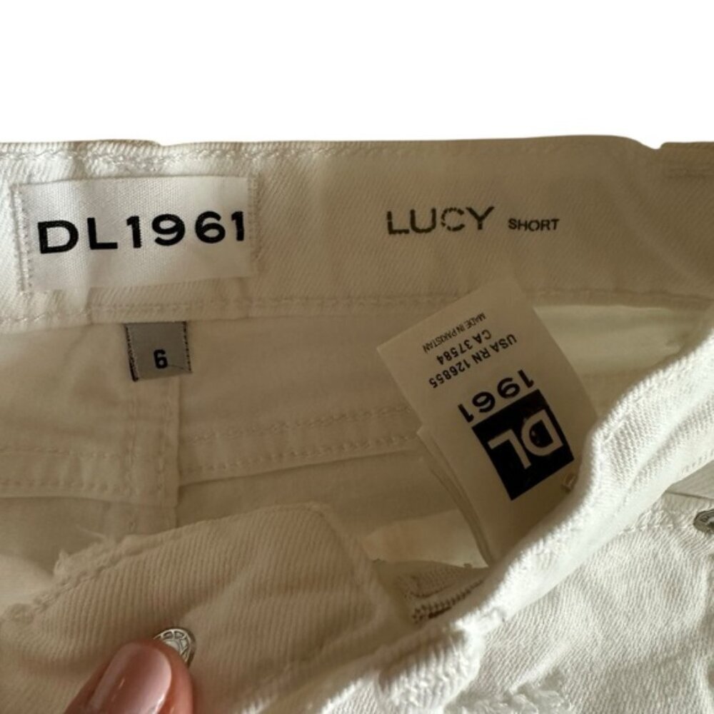 Marc Jacob’s & DL1961 | Little Girl Blue & White Denim Short Bundle Size 6 - Picture 5 of 8